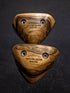 Triangle Crimps in Black Limba