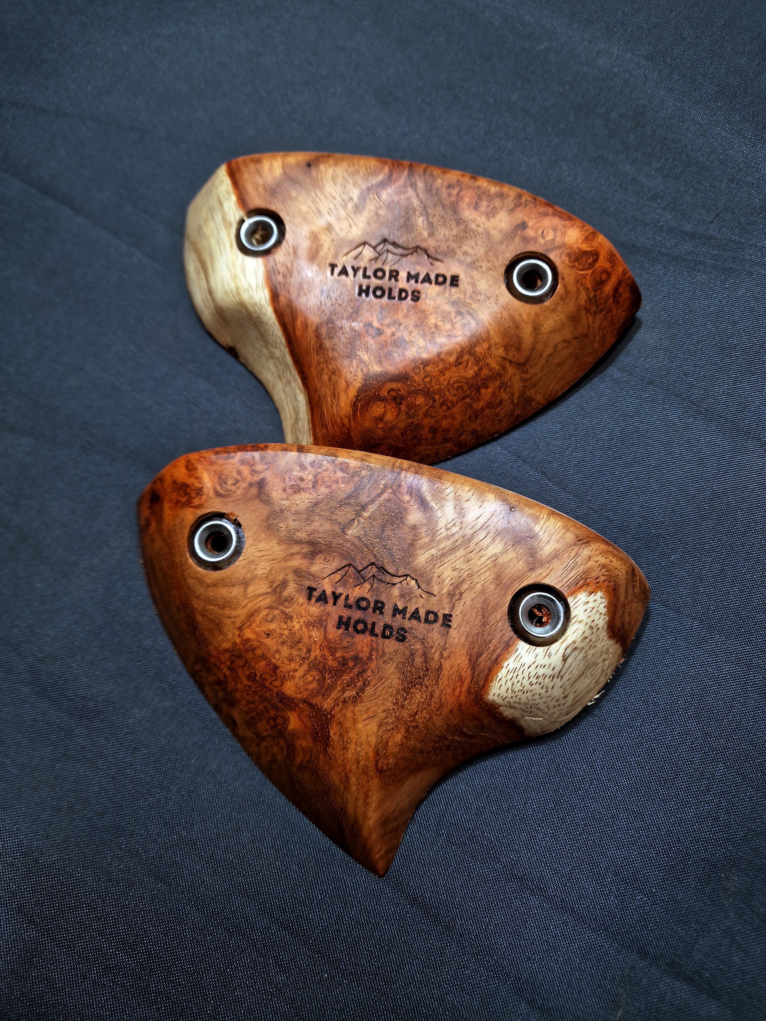 Catch Crimps in Amboyna Burl