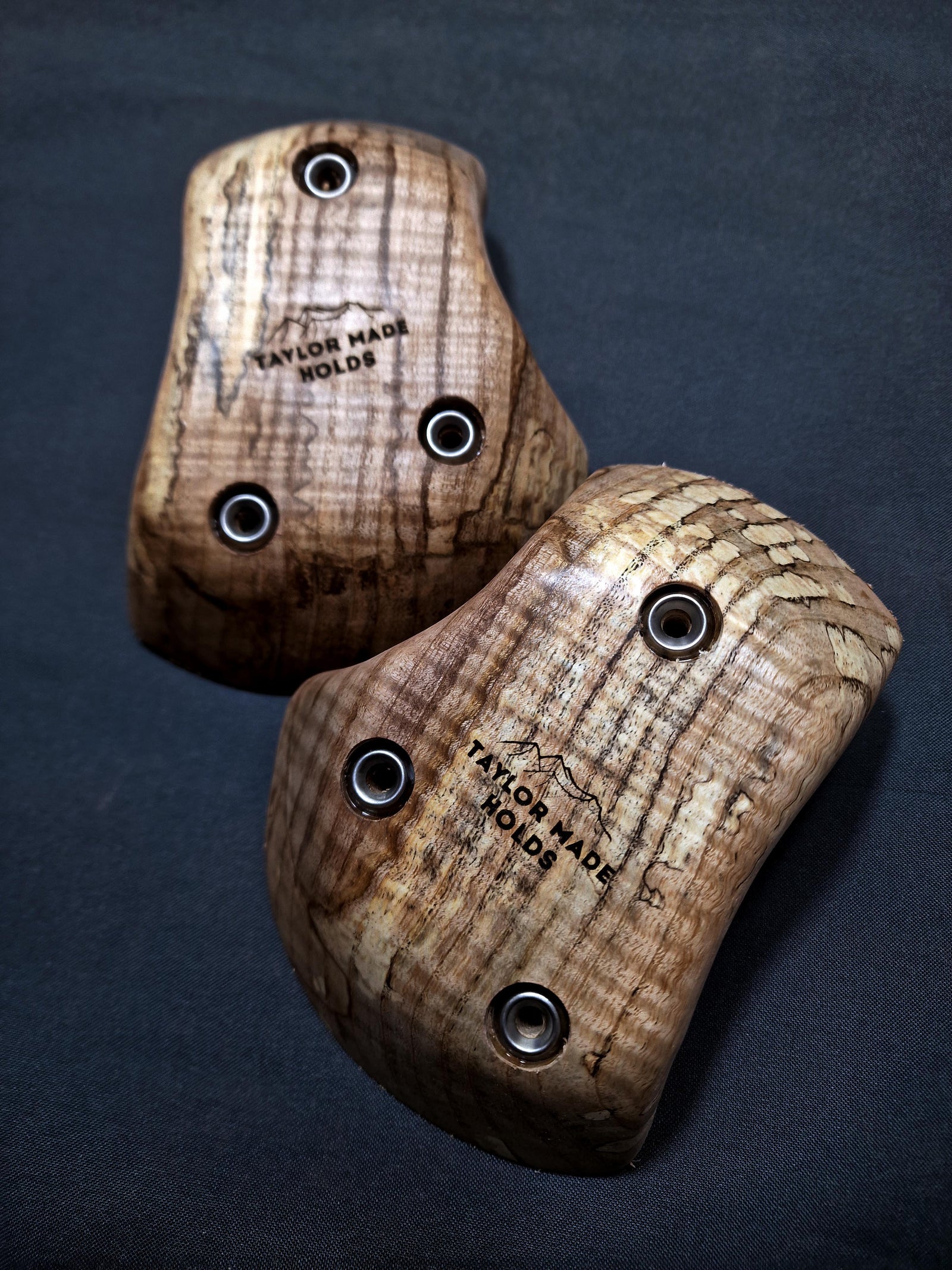 Curved Pinches in Rippled and Spalted Ash