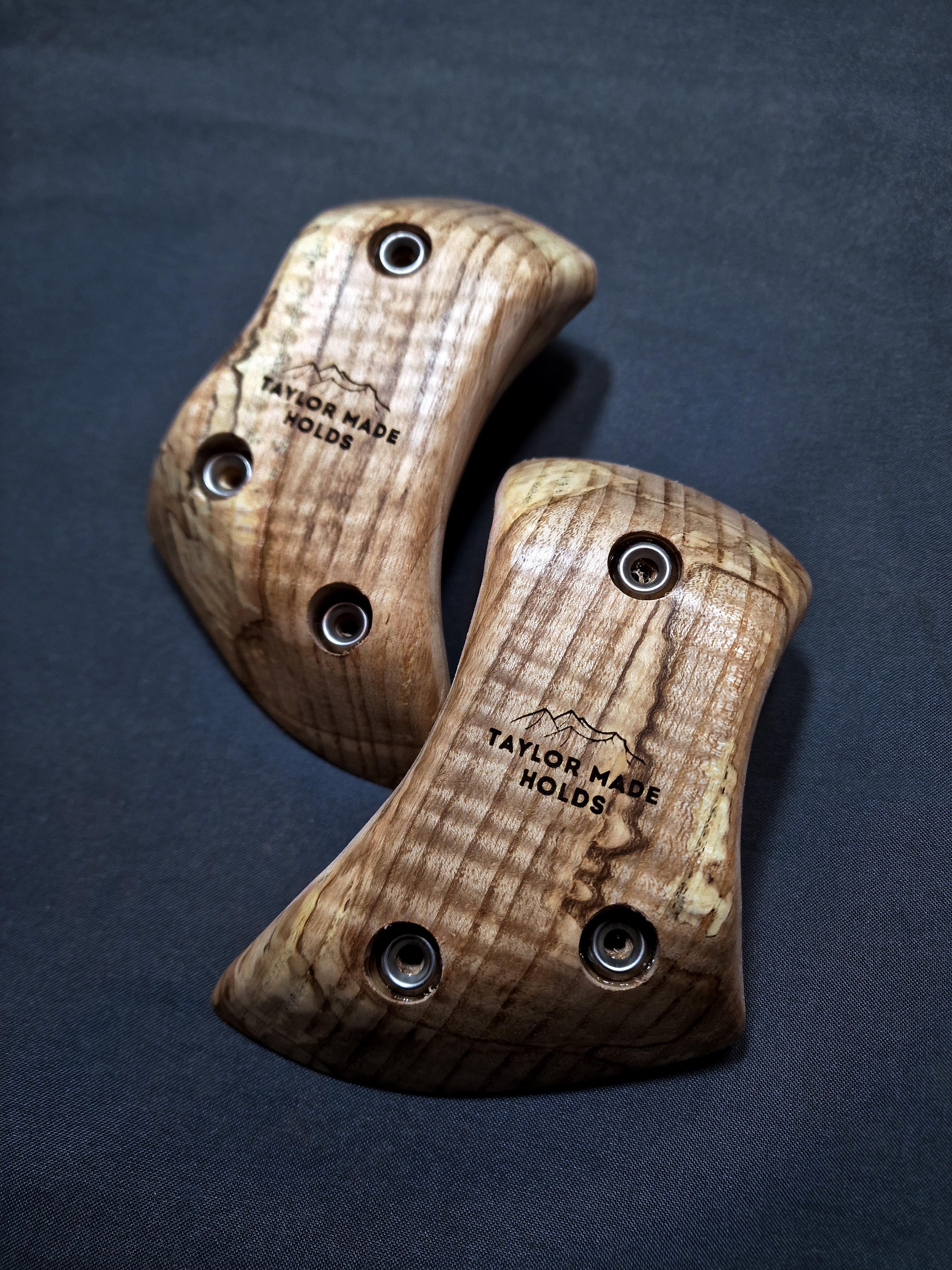 Swoop Pinches in Rippled and Spalted Ash