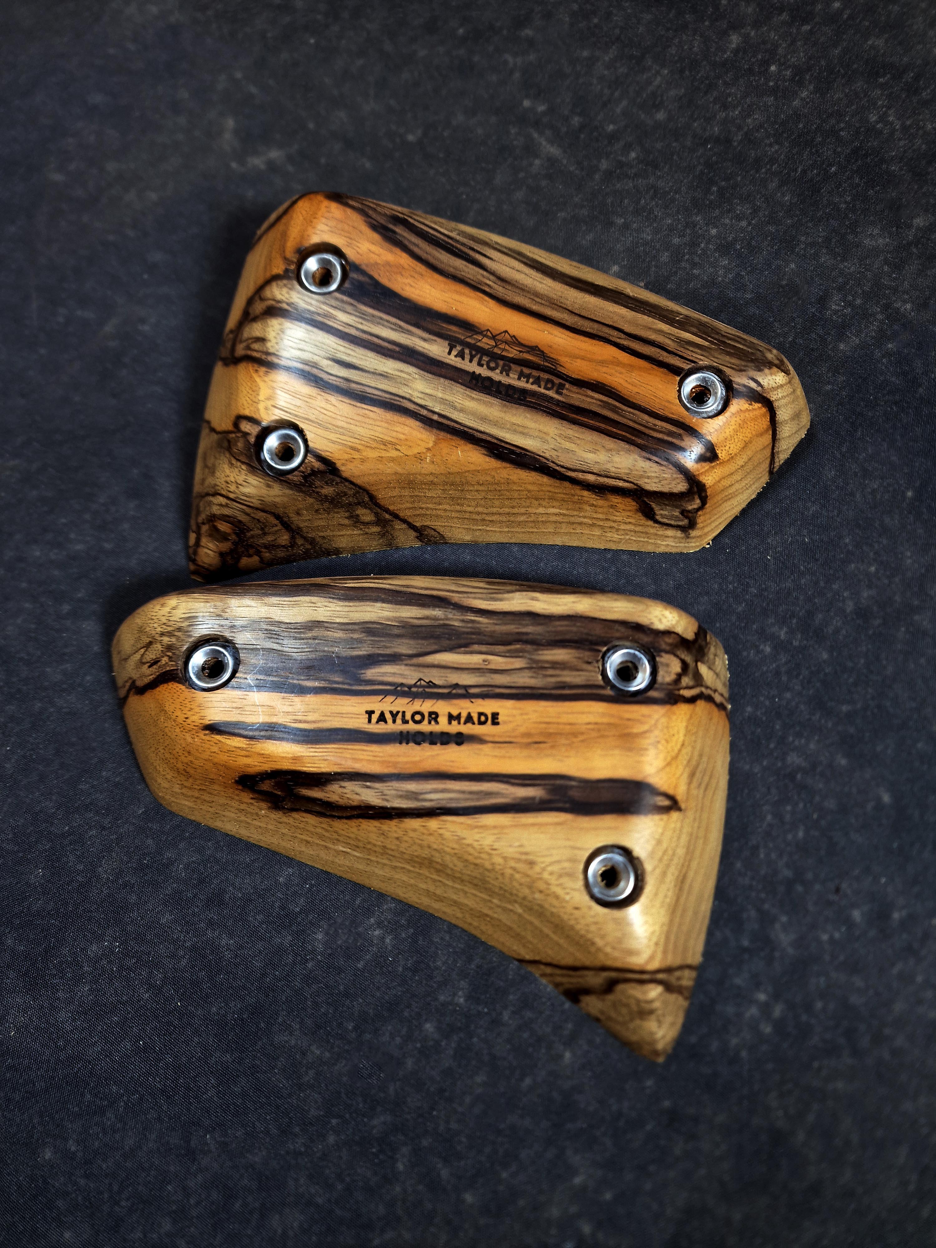 Wedge Crimps in Black Limba