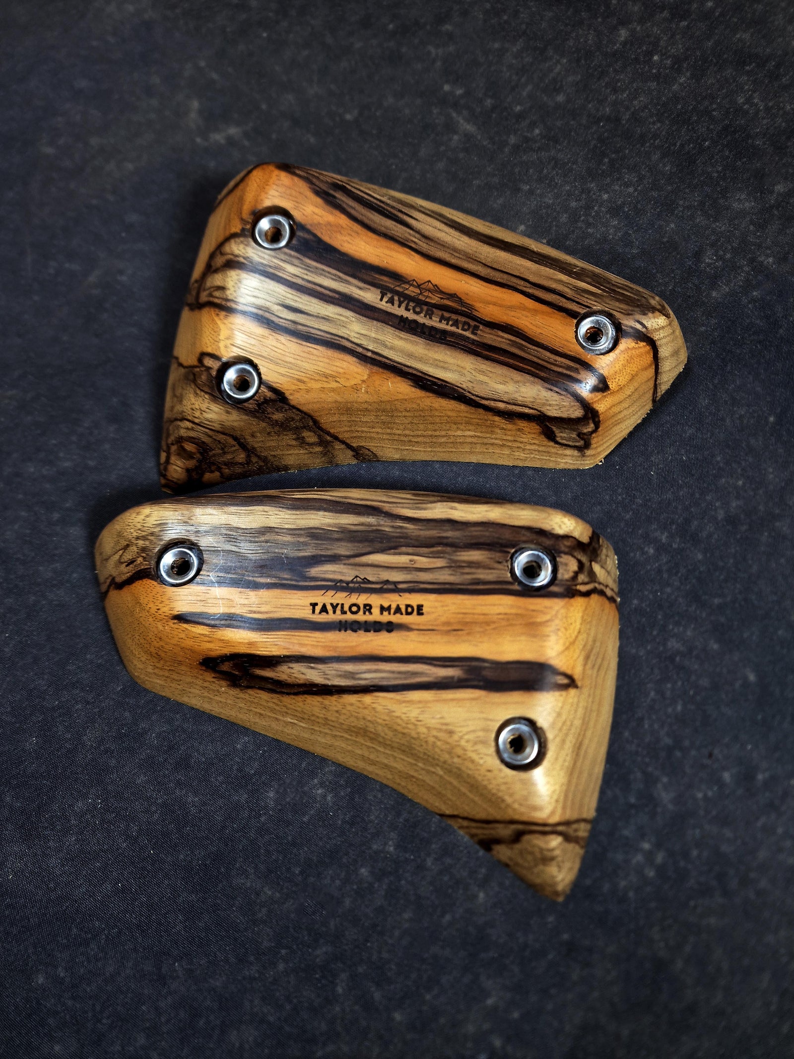 Wedge Crimps in Black Limba