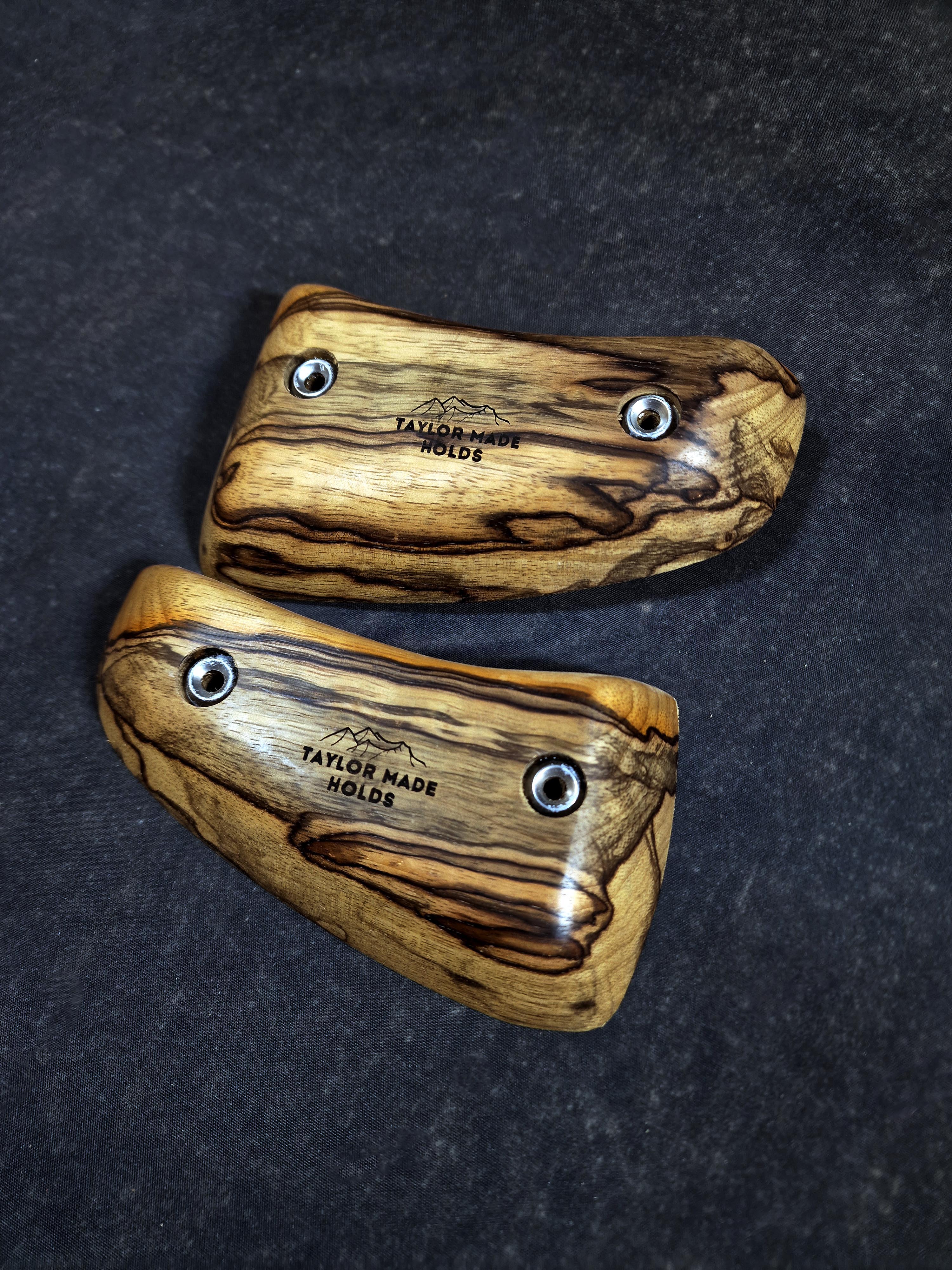 Axe Crimps in Black Limba