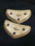 Curved Rails in Rippled Ash