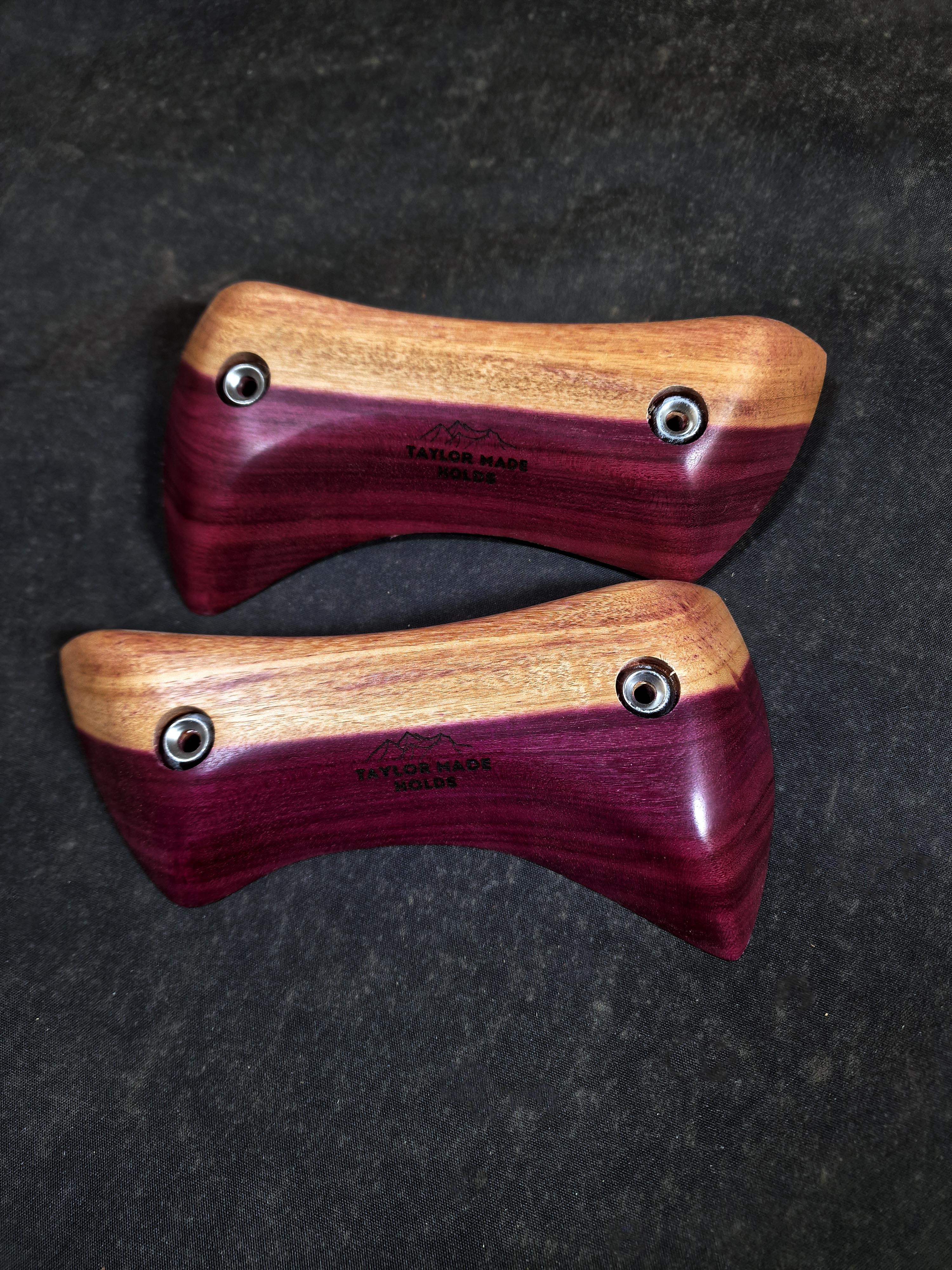 Curved Rails in Purple Heart