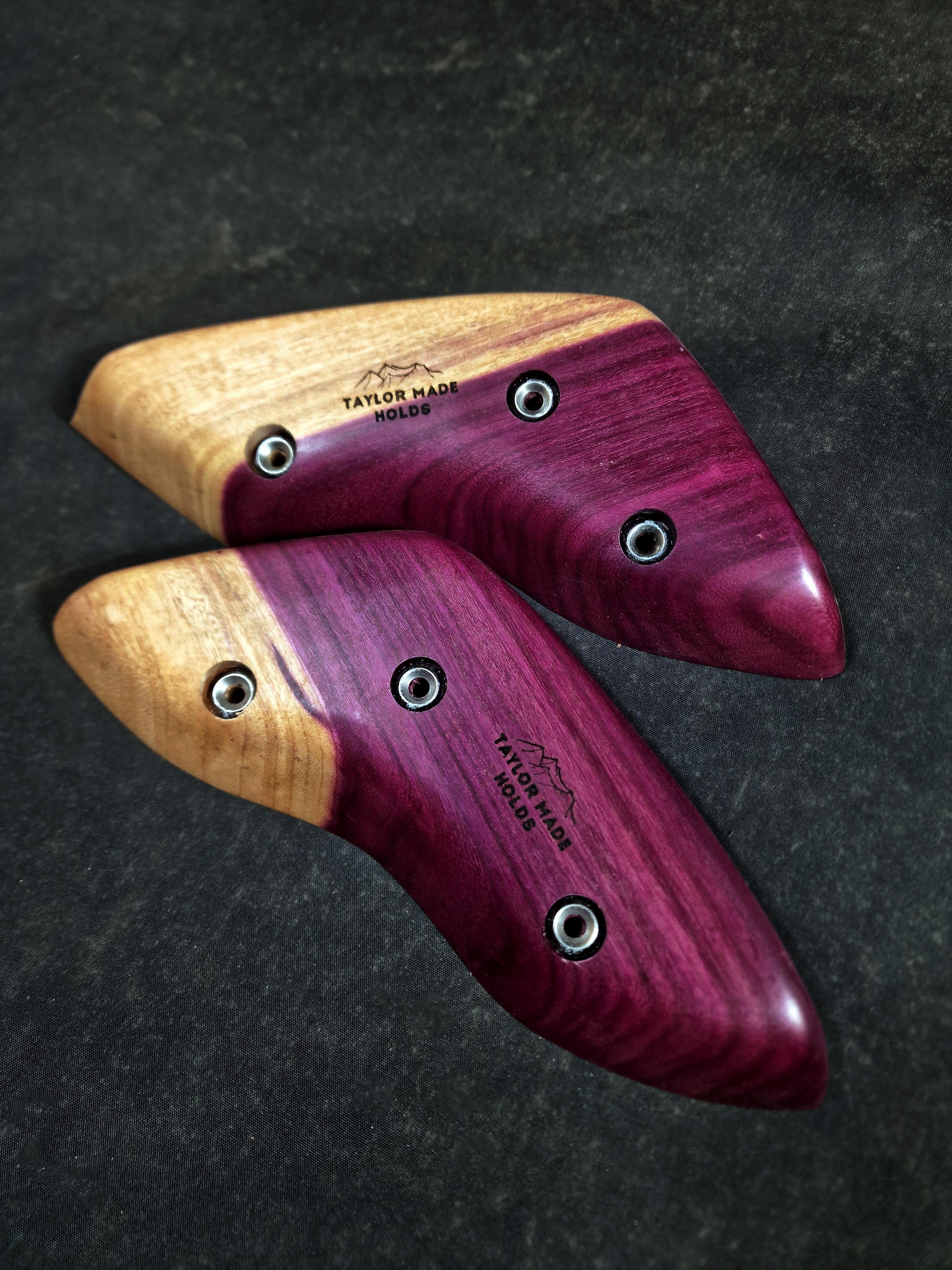 Angle Rails in Purple Heart