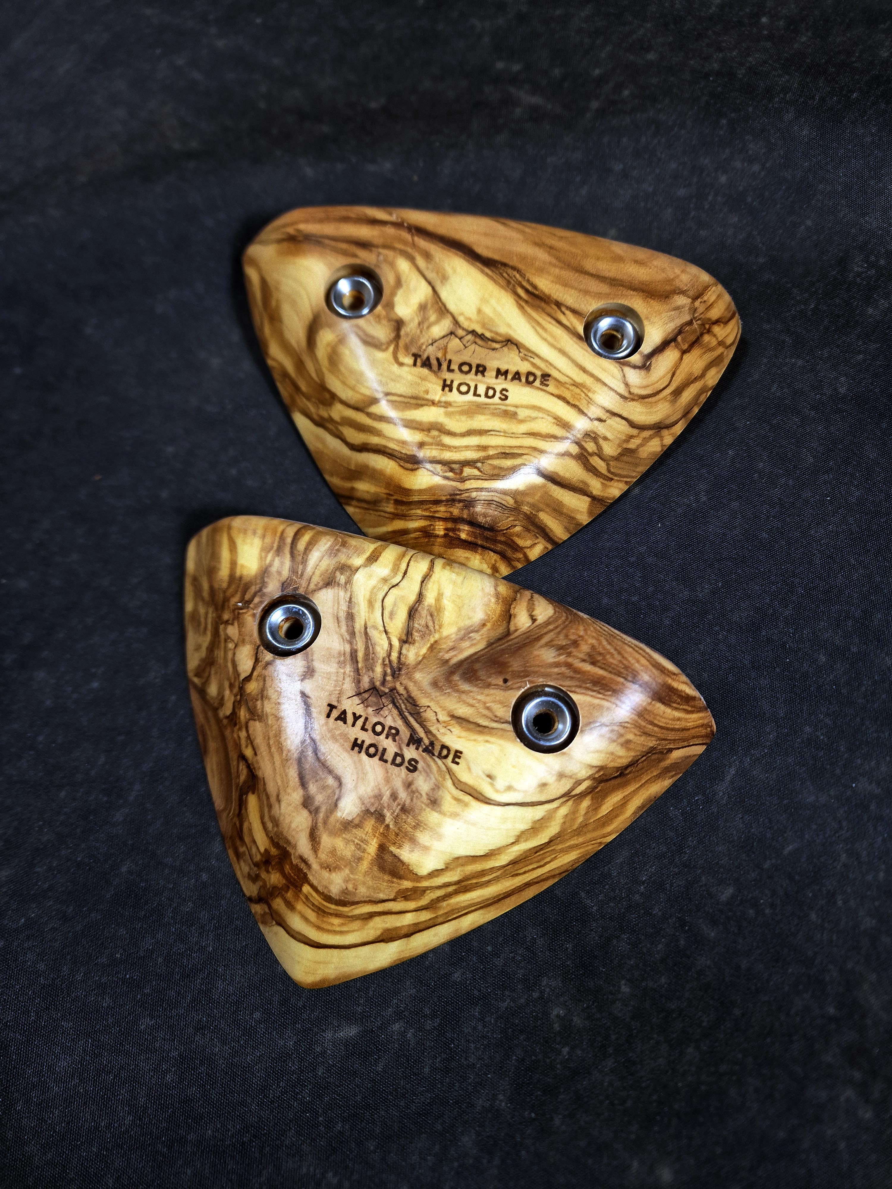 Tri Crimps in Italian Olivewood